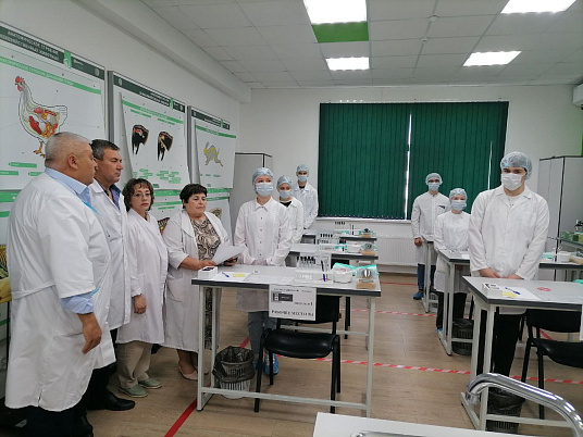 Демонстрационный экзамен у выпускников политехнического колледжа МГТУ специальности Ветеринария