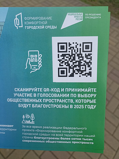 Помощь волонтёров при голосовании за объекты благоустройства